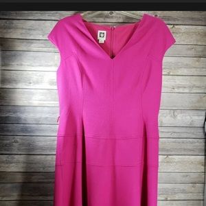 Lovely Anne Klein Fit & Flare Dress 10